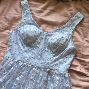 Shein Maxi Prom Dress with Floral Details